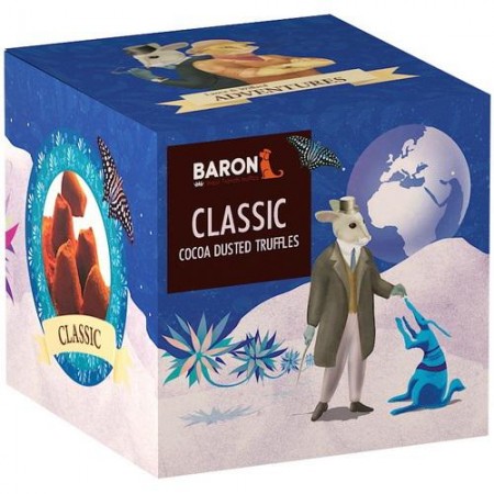 Шоколад Mathez, "Baron" French Truffles Nature / Матез, "Барон" Французские трюфели классические 150 гр.