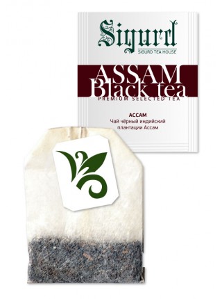 Чай Sigurd чёрный Assam Black Tea (30 пакетиков по 2 гр)